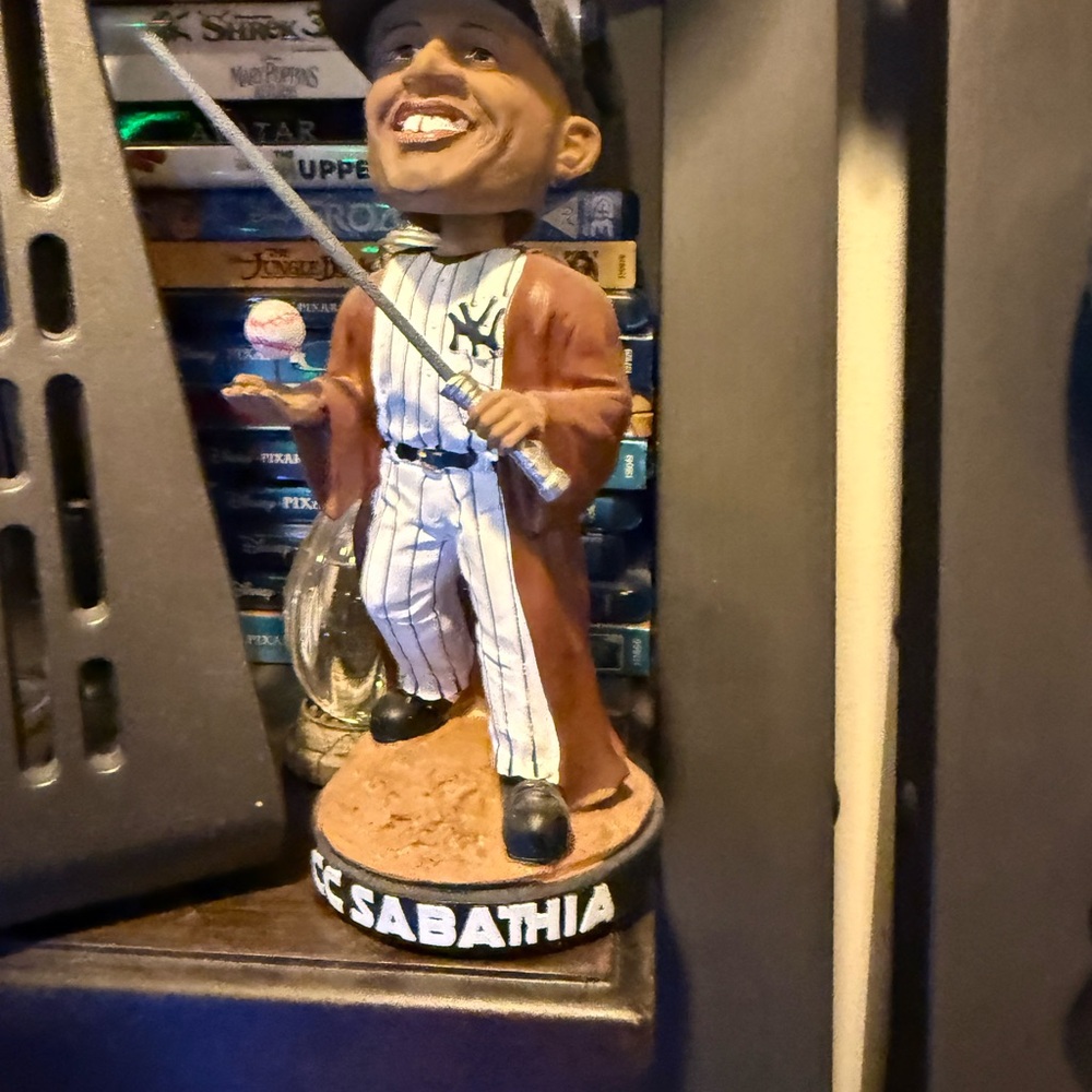 CC Sabathia Bobblehead Figurine - Brown and White